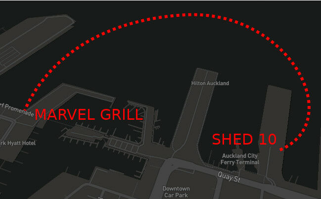 directions to Marvel Grill